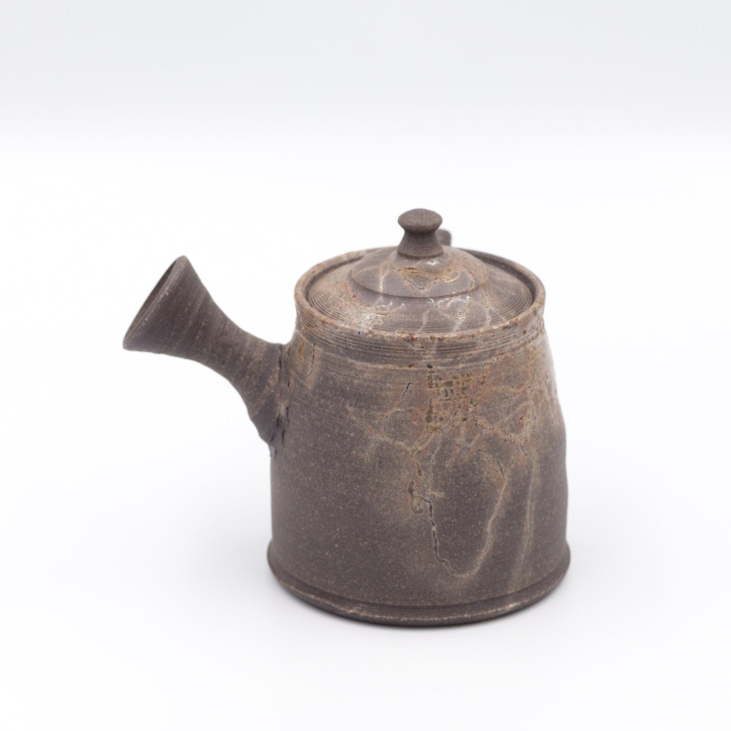 A Tokoname Mogake Kyusu (teapot) by Gafu Ito. 伊藤雅風　常滑　藻掛　急須